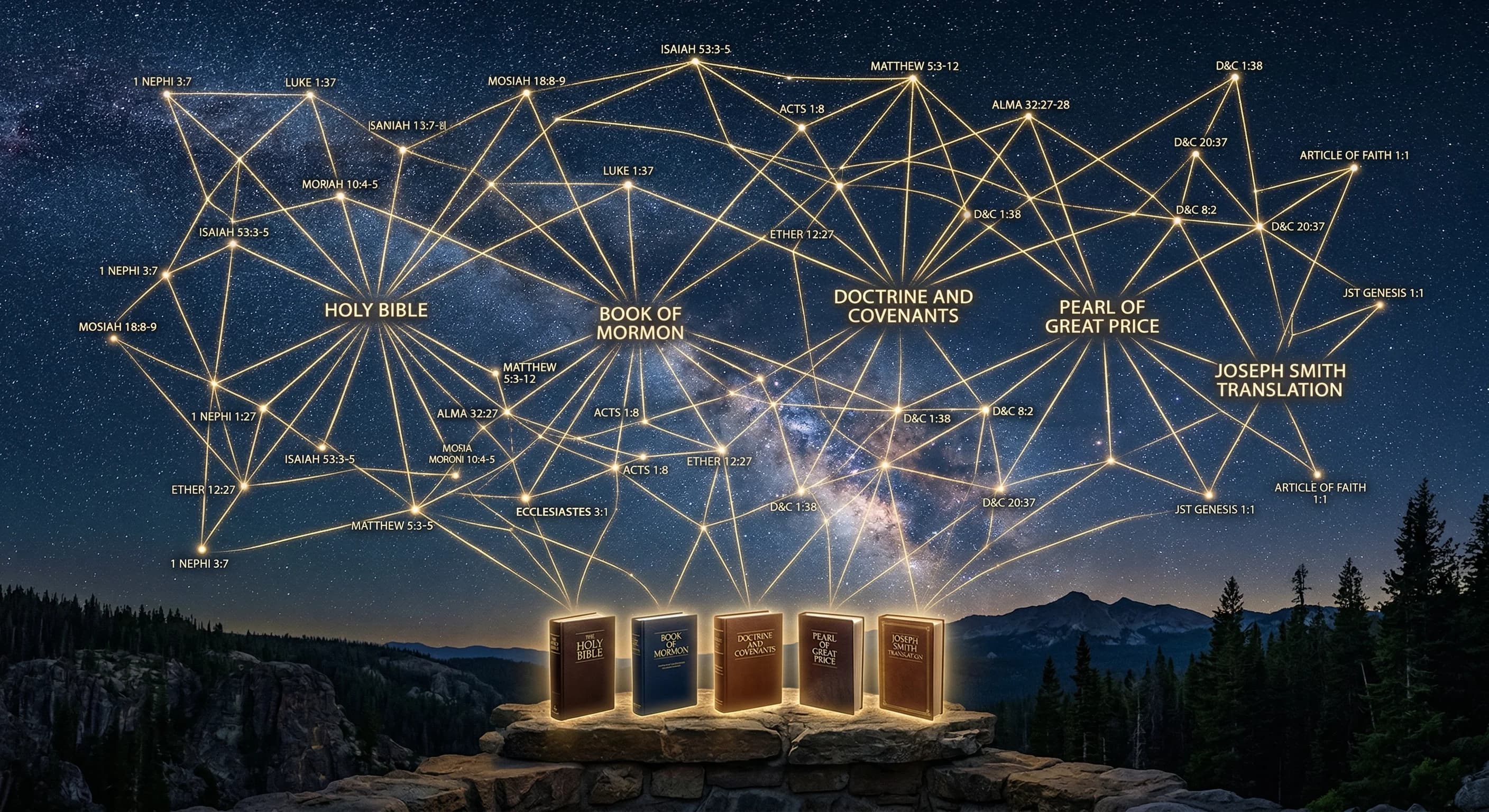 Scripture Connections: Cross-References Across All 5 LDS Volumes