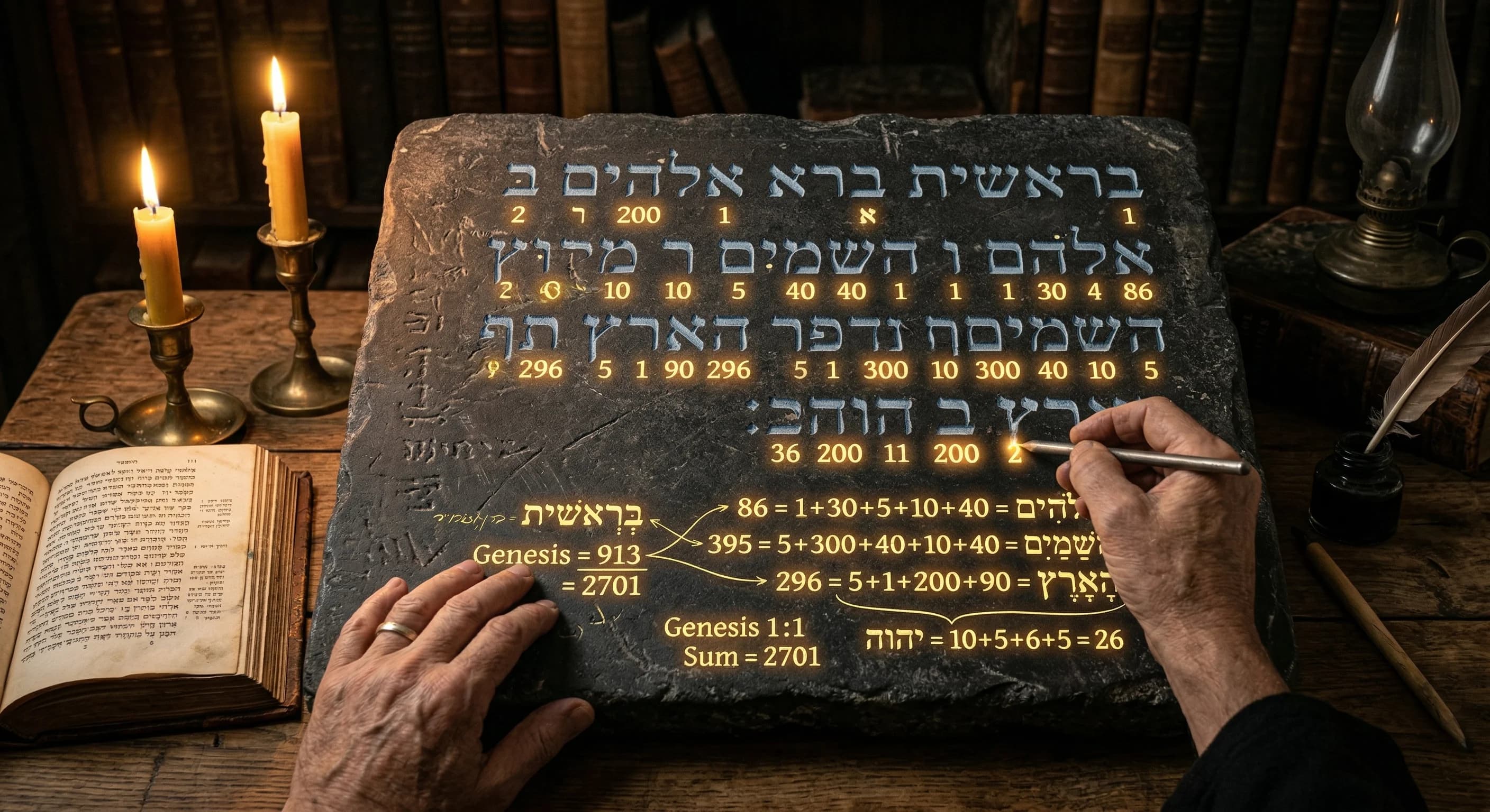 Hebrew Gematria: The Numeric Values Embedded in Scripture's Original Language